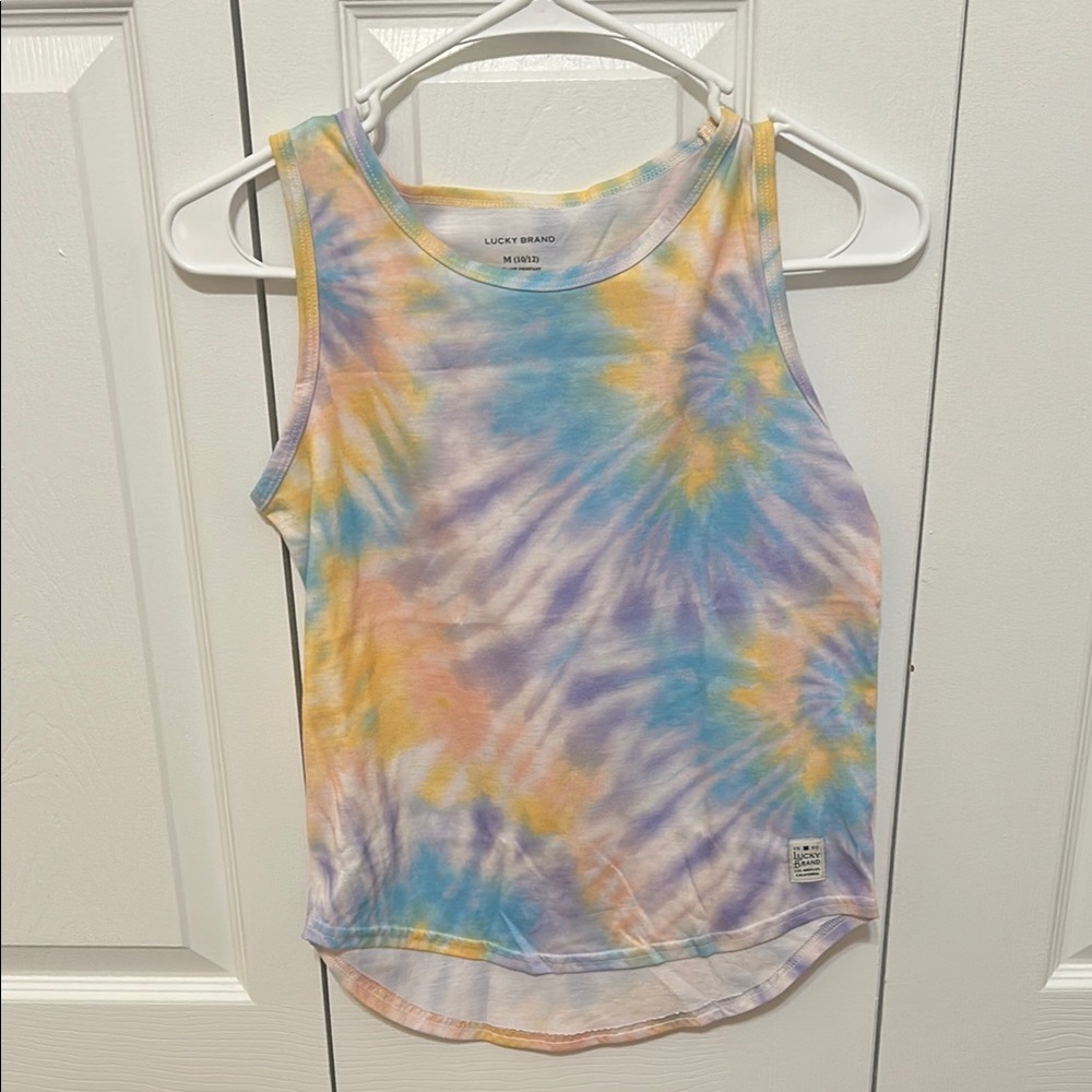 Lucky Brand Blue and Purple Sleeveless Tank Top